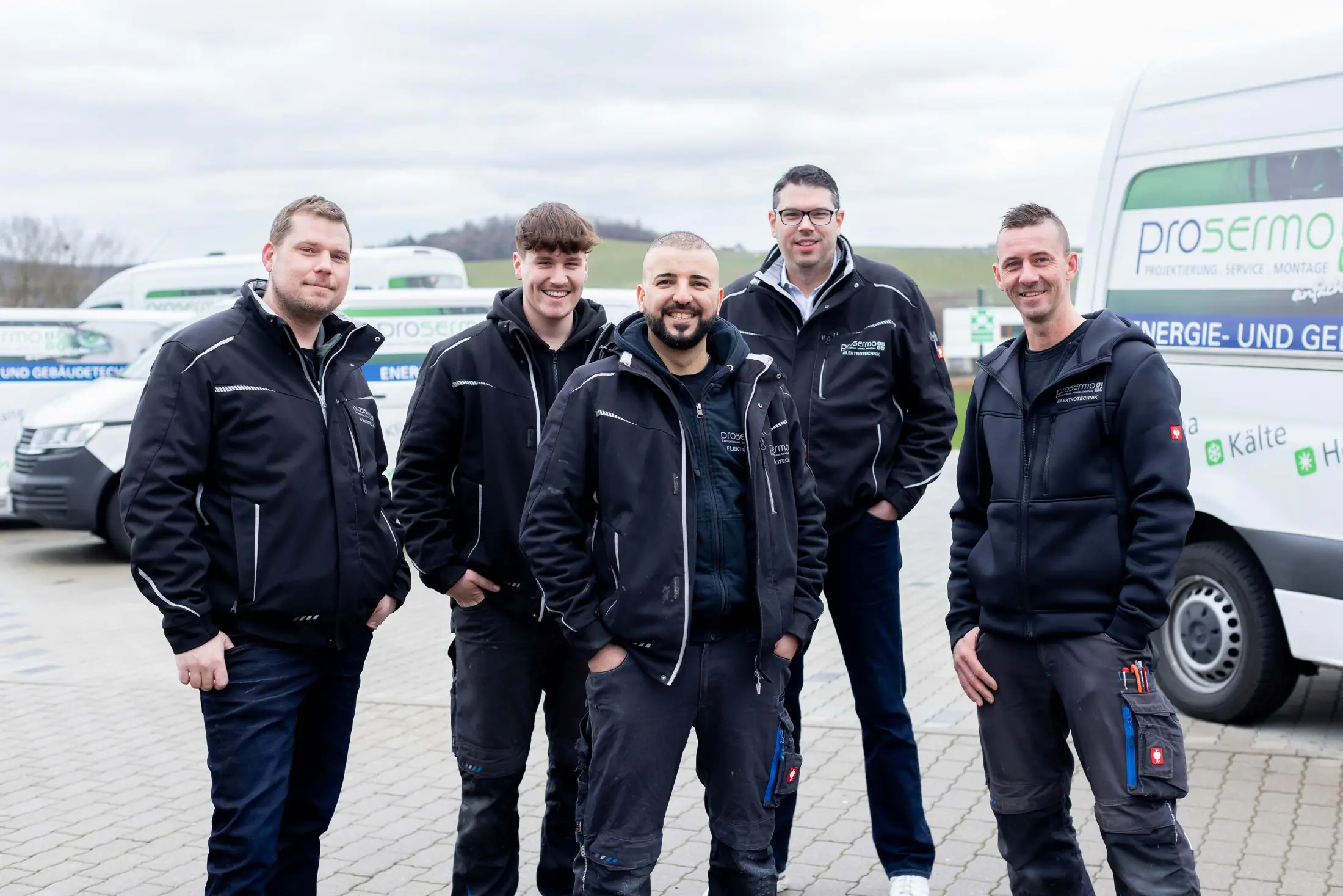 prosermo energie und gebaeudetechnik elektrotechnik team
