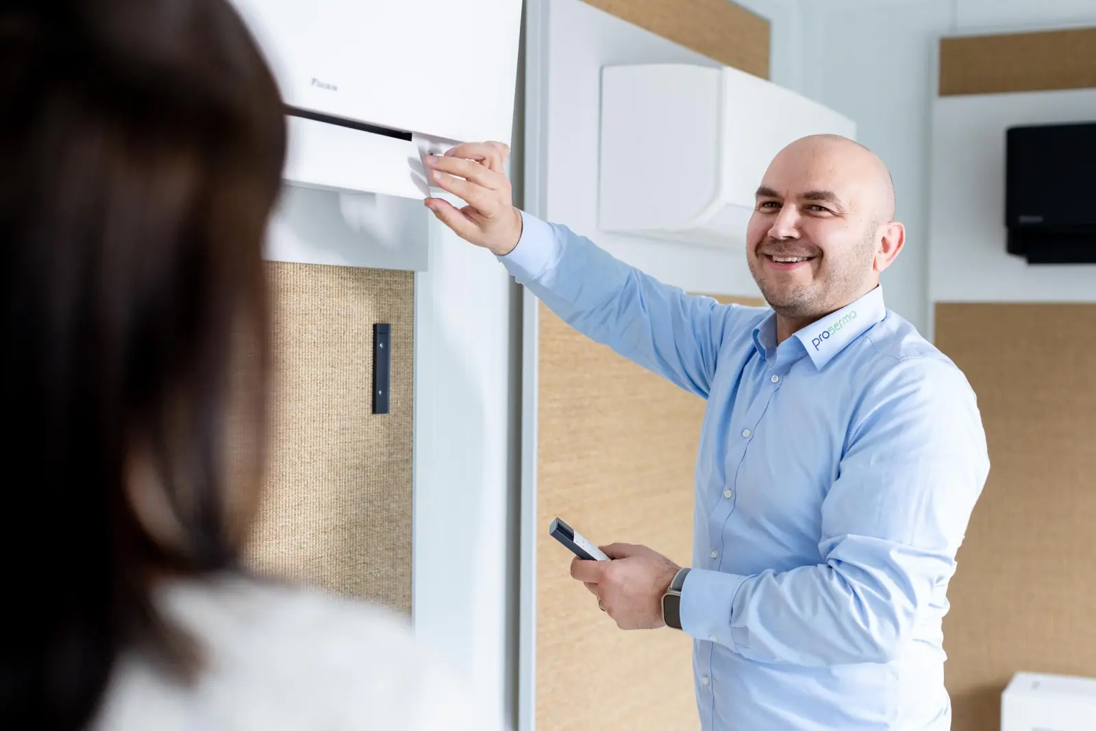 prosermo energietechnik private klimaanlagen showroom